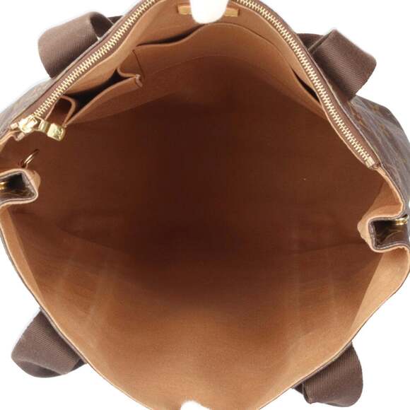 LOUIS VUITTON Brown Monogram Canvas Tote Bag - Picture 6 of 13